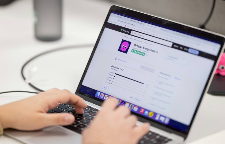 Company reviews on Trustpilot website