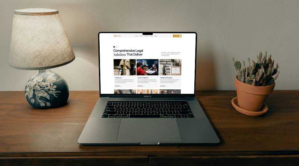 Law firm services page