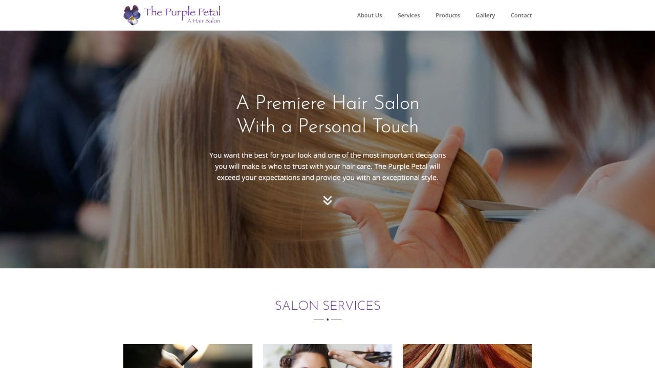Beauty & personal care website